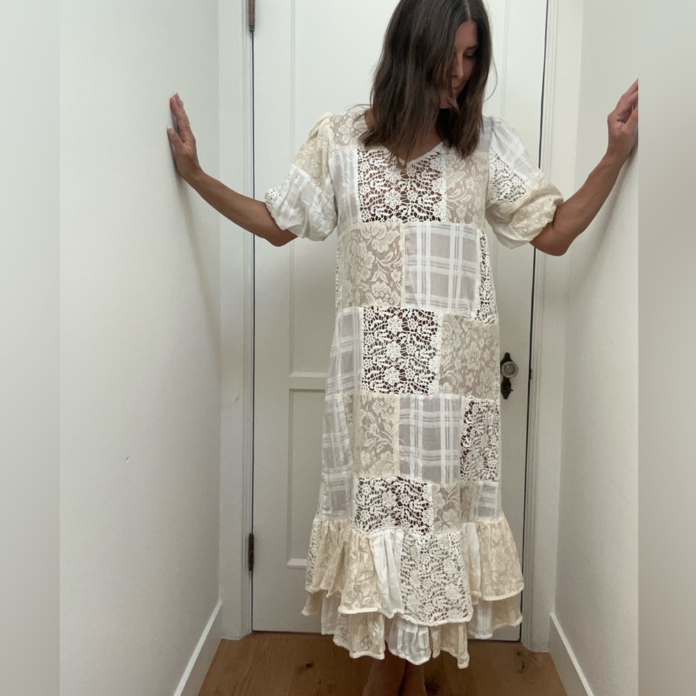 The Odells NWT Patchwork Lace Dress - Picture 6 of 8